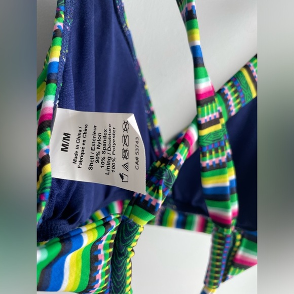 Vibrant Tropical Bikini Set NWOT - Picture 6 of 11